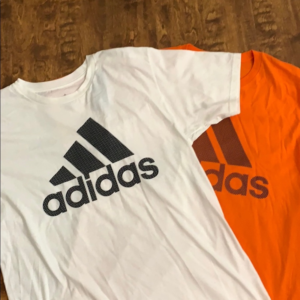 Bundle 2 Adidas Men’s Short Sleeve Shirt Size L_3